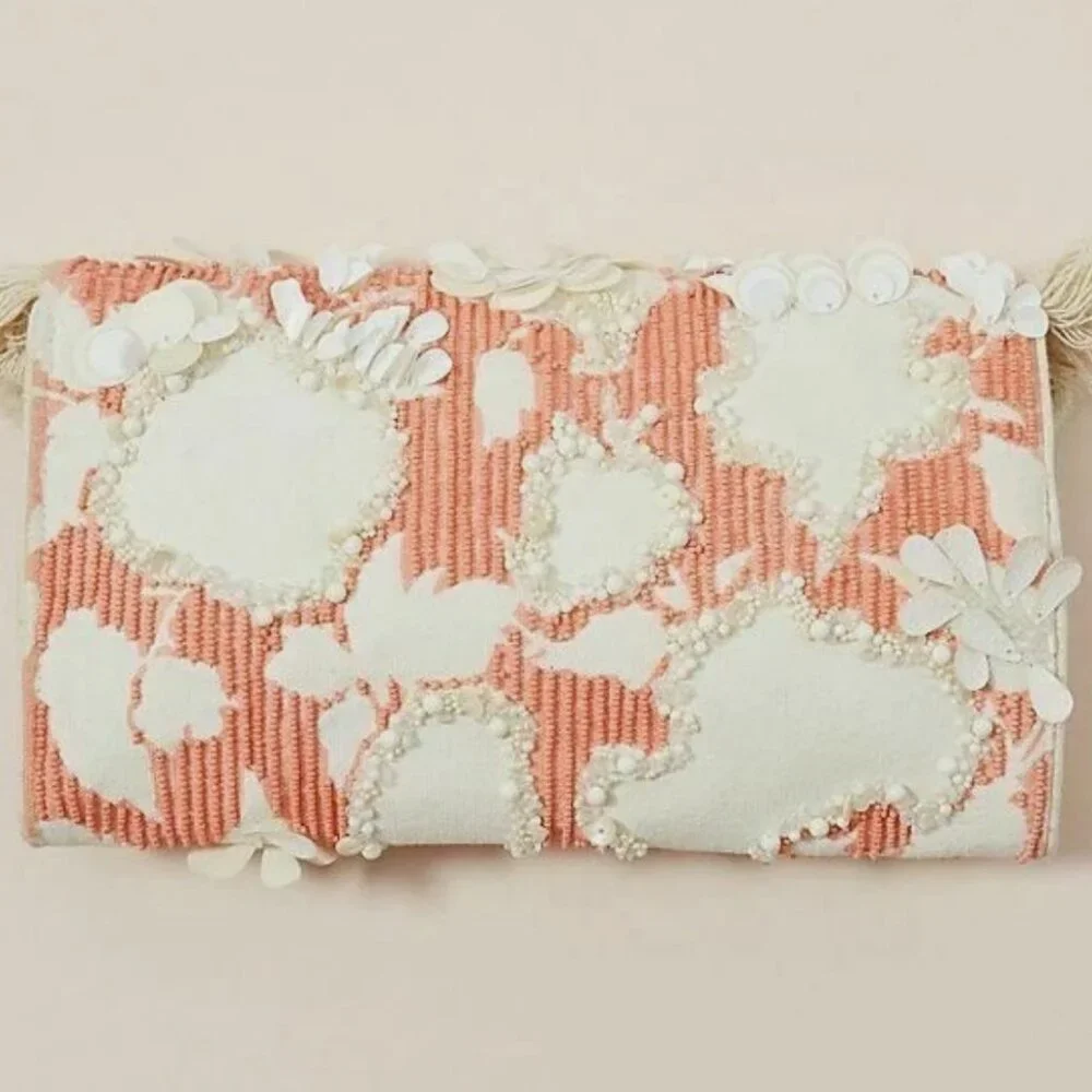 NWT Anthropologie Celia Embellished Clutch - Picture 2 of 7